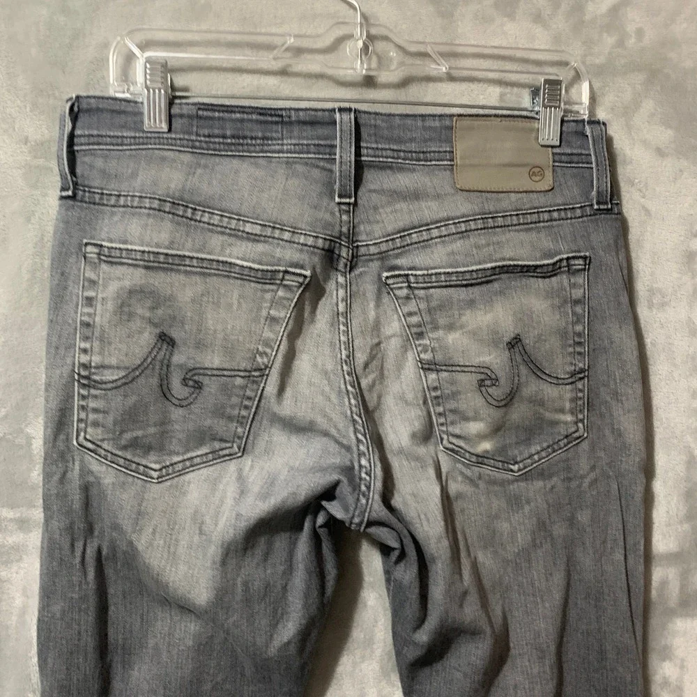 Adriano Goldschmied AG ED The Everett Slim Straight Grey Jeans 30x32.5 Mens
